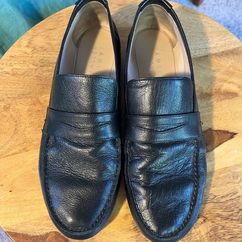 Jamie Haller Penny Loafer in black